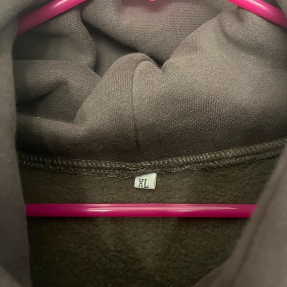 Smiley Utility Zip Oversized Hoodie size XL - Picture 6 of 6